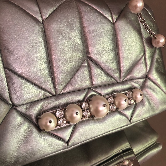 MIU MIU Rare Bijou pearled bag - Picture 2 of 9